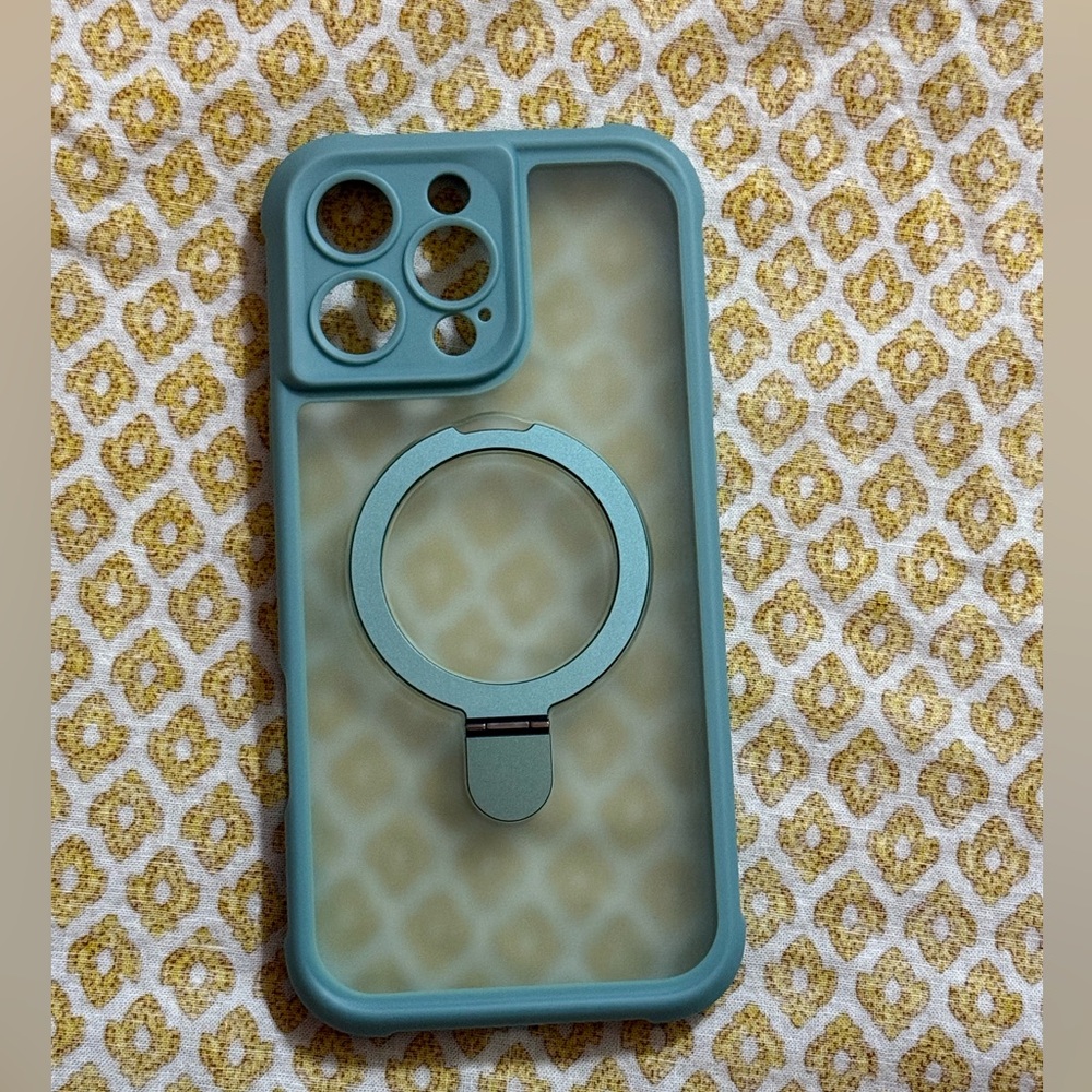 MOCCA iPhone 16 PRO MAX TEAL TOP1 Invisible Magnetic O-Ring Mag Safe Case NEW!